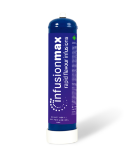 1 x InfusionMax Whipped Cream Chargers - Liter Culinary Gas Cylinder (615g)