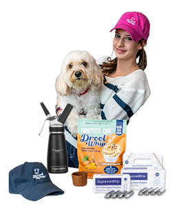 Drool Whip Whipped Cream Treat for Pets
