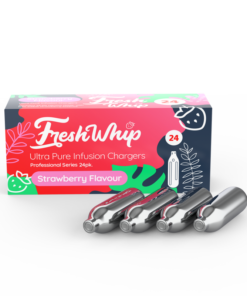 FreshWhip Cream Chargers STRAWBERRY 24 Packs - 8.2g