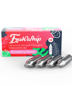 FreshWhip Cream Chargers STRAWBERRY 24 Packs - 8.2g