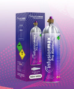InfusionMax 680g Pro Aluminum Whipped Cream Charger Canister - 1 Cylinder