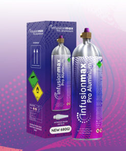InfusionMax 680g Pro Aluminum Whipped Cream Charger Canister - 1 Cylinder