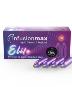 InfusionMax Elite 9g 50 Pack Cream Chargers Up to 25% Off