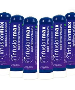 InfusionMax Whipped Cream Chargers - 0.95 (580 gram) - 1 Carton (6 Cylinders) - Damaged Packaging