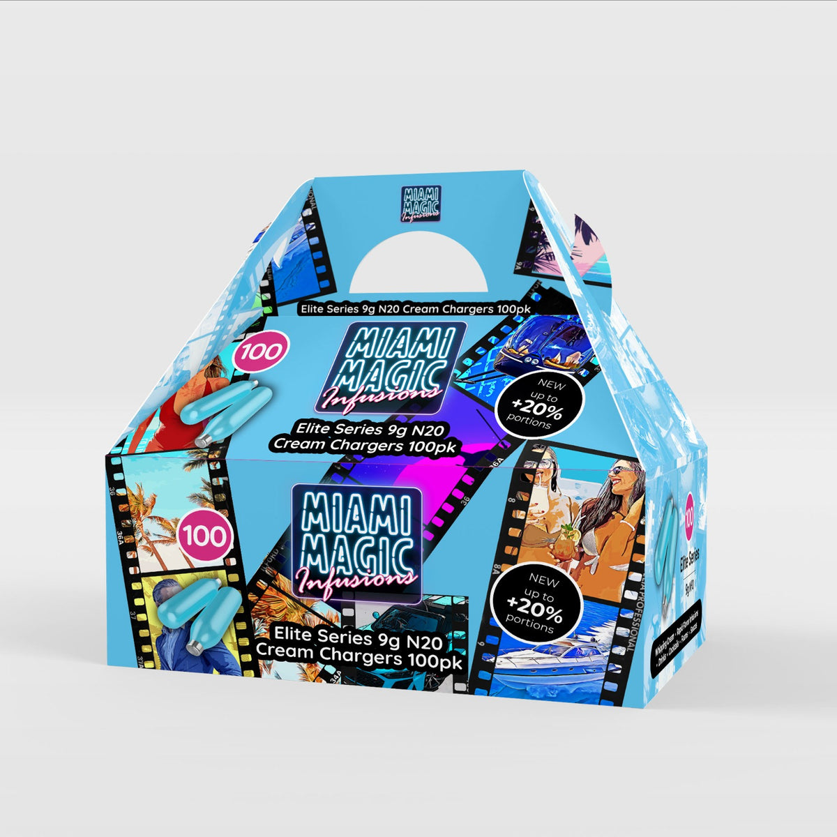Miami Magic 9g 100 Packs Cream Chargers WHOLESALE