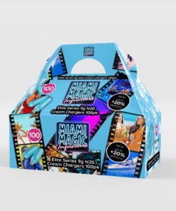 Miami Magic 9g N2O Cream Chargers 100 Packs