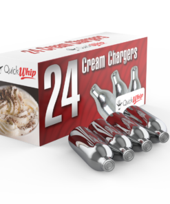 QuickWhip 9-gram N2O Cream Chargers in 24 Packs