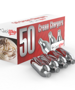 QuickWhip 9-gram N2O Cream Chargers in 50 Packs - WHOLESALE