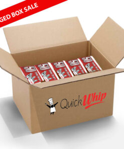 QuickWhip Cream Chargers Full Cartons of 600 9g N20 - Loose Overstock/ Damaged packaging