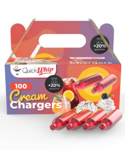 QuickWhip PRO 9g! Cream Chargers - 100 Packs