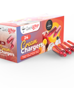 QuickWhip PRO 9g! N2O Cream Chargers - 24 Packs
