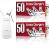 Starter Pack - QuickWhip Cream Chargers – 600 - (12 x 50 Packs) & 0.25L SupremeWhip Dispenser White