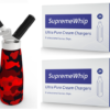 Starter Pack - SupremeWhip Cream Chargers –24 Packs & 0.5L Camo Red Print Dispenser