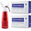 Starter Pack - SupremeWhip Cream Chargers – 24 Packs & 0.5L Red Dispenser