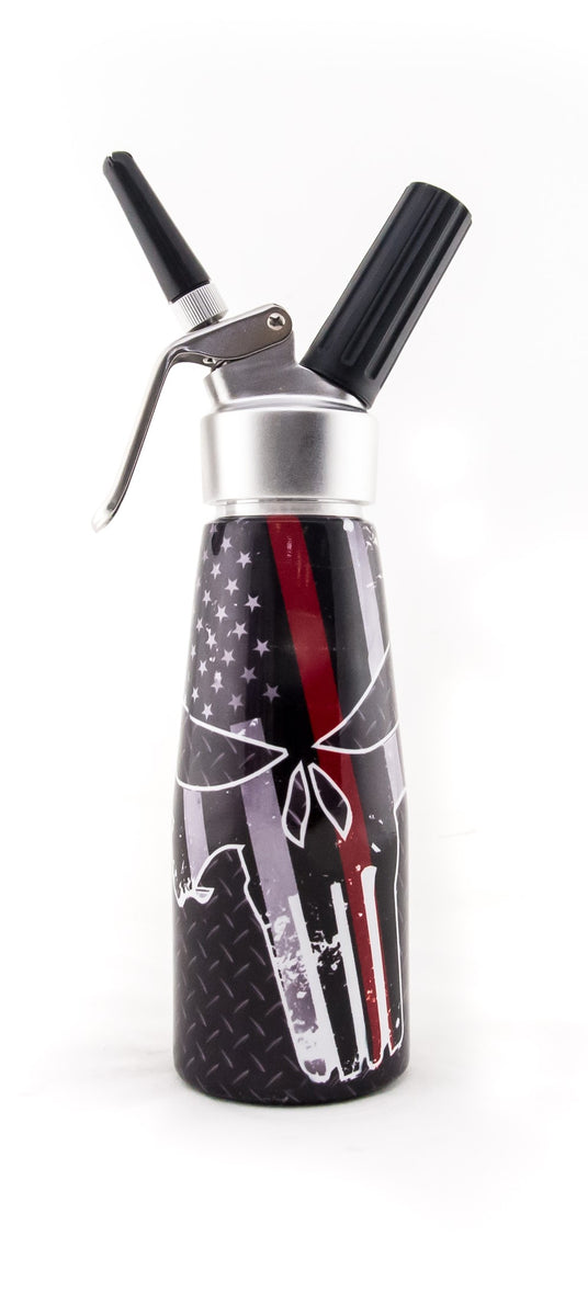 Starter Pack - SupremeWhip Cream Chargers –24 Packs & 0.5L SKULL Print Dispenser