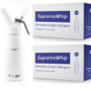 Starter Pack - SupremeWhip Cream Chargers – 24 Packs & 0.5L White Dispenser