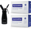 Starter Pack - SupremeWhip Cream Chargers – 600 - (12 x 50 Packs) & 0.25L Black Dispenser