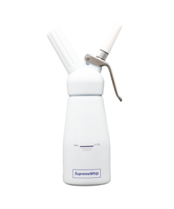 Starter Pack - SupremeWhip Cream Chargers – 600 - (25 x 24 Packs) & 0.25L White Dispenser