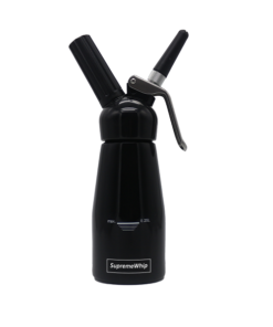 Starter Pack - SupremeWhip Cream Chargers – 600 - (25 x 24 Packs) & 0.25L Black Dispenser