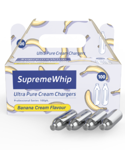SupremeWhip Cream Chargers - Banana - 100 Packs 8.2g
