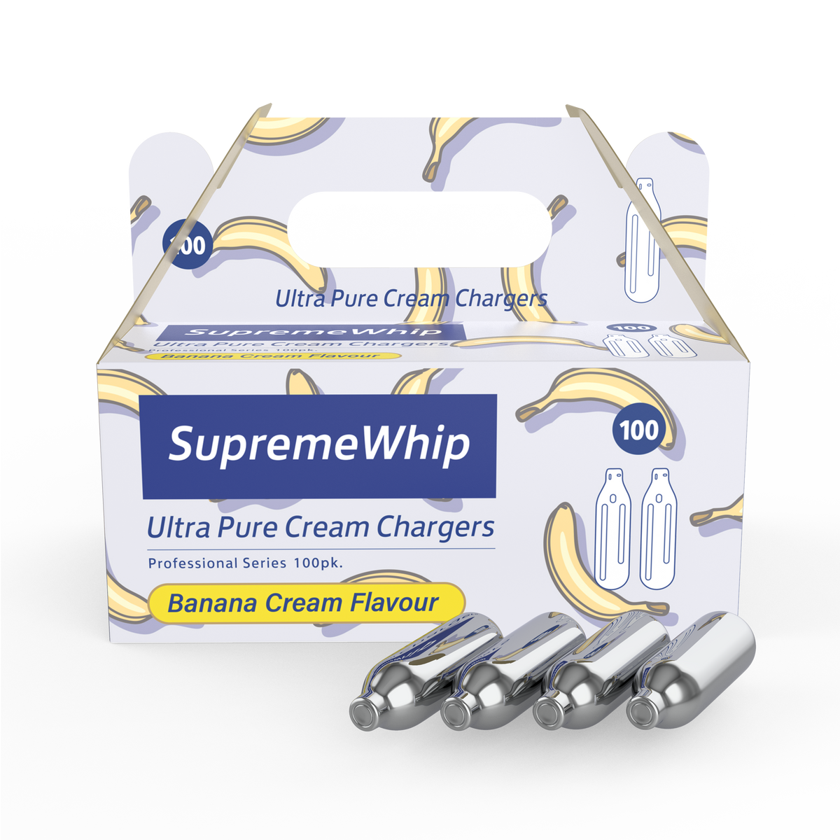 SupremeWhip Cream Chargers - Banana - 100 Packs 8.2g