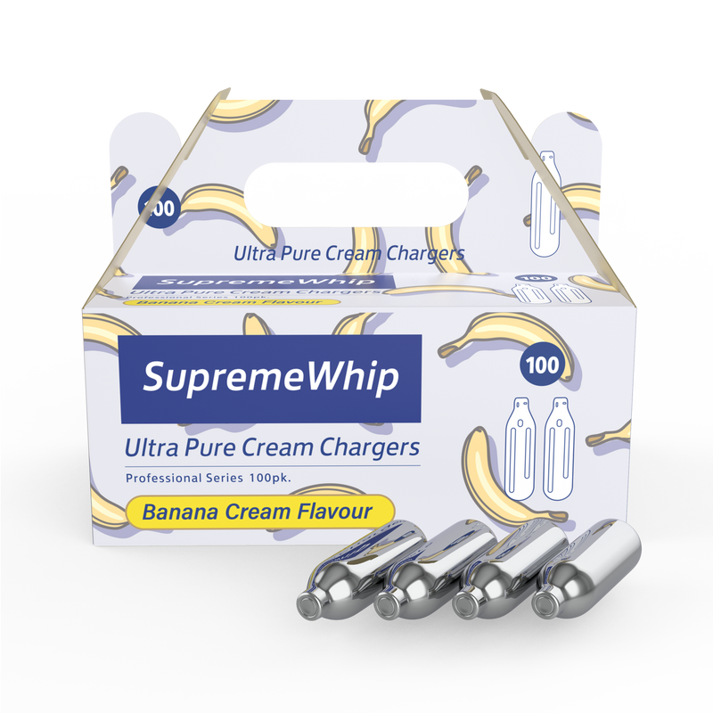 SupremeWhip Cream Chargers - Banana - 100 Packs 8.2g