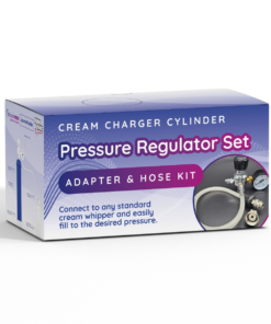 SupremeWhip Culinary Gas Pressure Regulator Set - Adapter & Hose