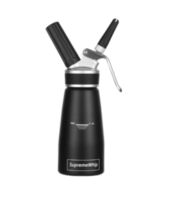 SupremeWhip PRO Whipped Cream Dispenser 0.25L / 1/2 Pint – Black