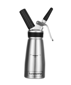 SupremeWhip PRO Whipped Cream Dispenser 0.25L / 1/2 Pint – Silver