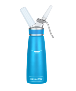 SupremeWhip Pro Whipped Cream Dispenser - 0.5L / 1 Pint - Blue