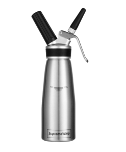 SupremeWhip Pro Whipped Cream Dispenser - 0.5L / 1 pint - Silver